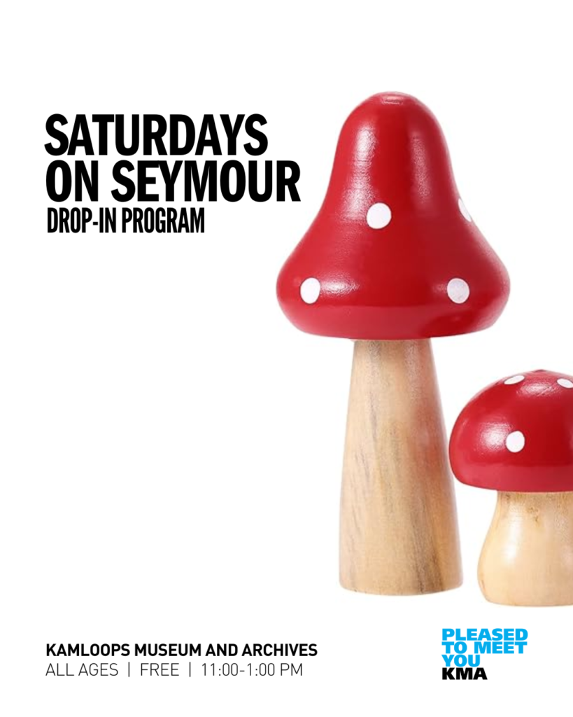 Have a blast at the Kamloops Museum and Archives on the third Saturday of the month for creative activities for the whole family to enjoy. Explore a fun new theme each month. Registration is not required for this drop-in program.