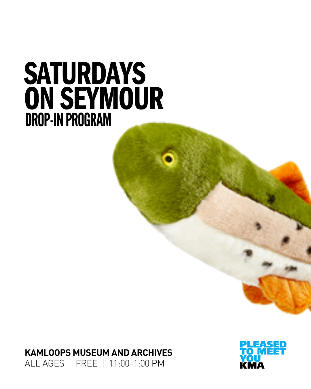 Have a blast at the Kamloops Museum and Archives on the third Saturday of the month for creative activities for the whole family to enjoy. Explore a fun new theme each month. Registration is not required for this drop-in program.